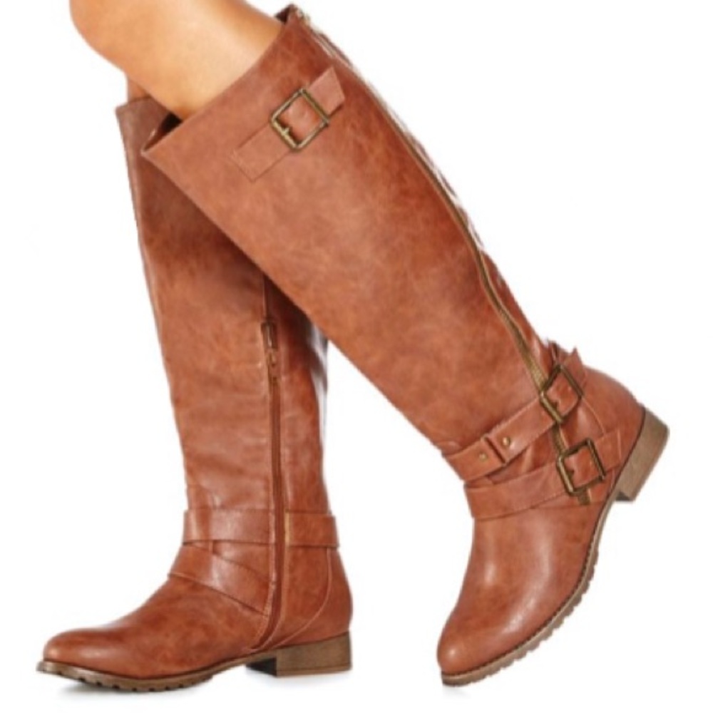 New Size 5.5 Faux Leather Woman’s Boots